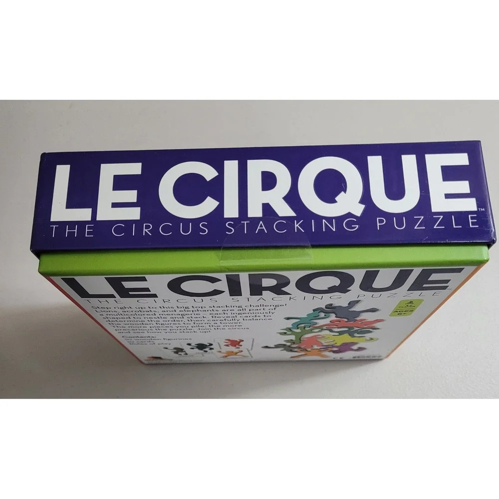 Brainwright Le Cirque Circus Stacking Puzzle Kids Unisex New Wooden Balance Game